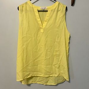 Bright yellow dress shirt